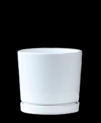 China Indoor factory contemporary cheap white ceramic flower pot for sale for sale