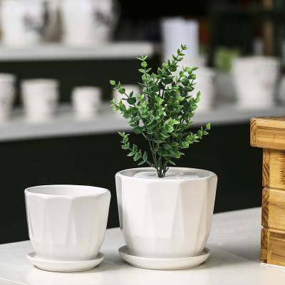 China Contemporary cheap succulent plant wholesale flower pot planter, ceramic pot for plant for sale