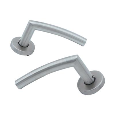 China Traditional Professional Manufacturer Modern Interior Door Handles And Standard Size Locks Lever Handle Set For Bathroom for sale