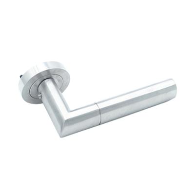 China Modern simple type pull handle for door wood hardware steel door handle lock for sale