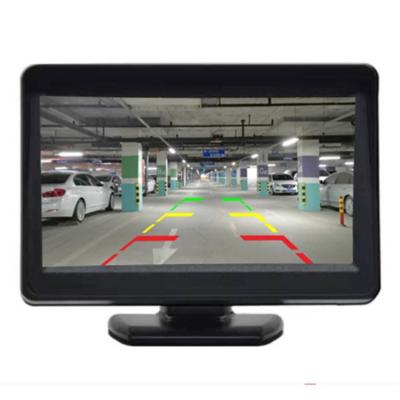 China With Hd Video Input Factory Price Stunning 4.3 Inch Camera Car Recorder Aviation Interface 1/2split Screen Car Display for sale