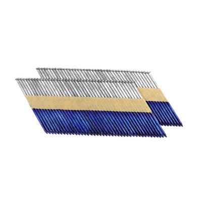 China 30 Degree Flat Nail Galvanizing Paper Strip Framing Hot Nails for sale