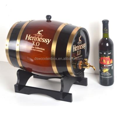 China 10 L Eco-friendly Storage Aging Red Wine Whiskey Barrel Homde Decor Bar Use Oak Wood Wine Barrel for sale