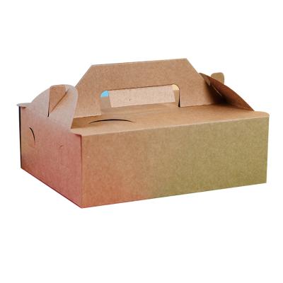 China Paper Disposable Disposable Lunch Box Packaging Fast Food Take Out Package Salad Sushi Bowl Rectangular Cardboard for sale