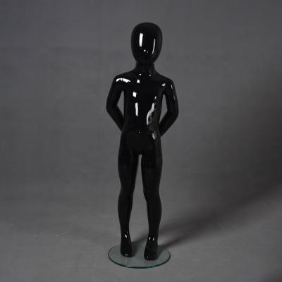 China Senior Stand Egg Kids Mannequin In Gloss Black for sale