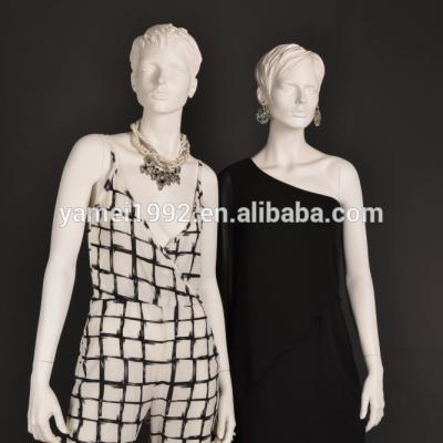 China Realistic female maternity mannequin in skin with make up for sale