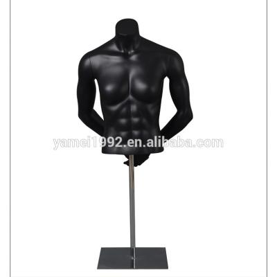 China Sport maternity mannequin, female torso mannequin in black with arms and head for sale