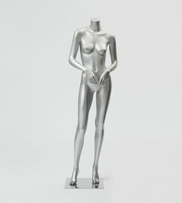 China Maternity Female Classic Headless Mannequin In Luster Silver for sale