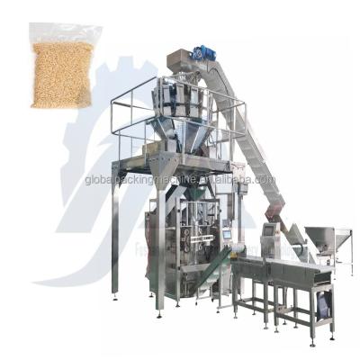 China Powder 4 Side Seal Silage Vacuum Bag Price Sealer Machine Sugar Valve Bag Cassava Garri Dog Food Seed 5kg Vertical Rice Packing Machine for sale