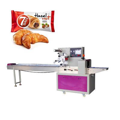 China Automatic Horizontal Pet Food Dumplings Pillow Bread Cookies Candy Nougat Chocolate Chocolate Packing Machine With Nitrogen for sale