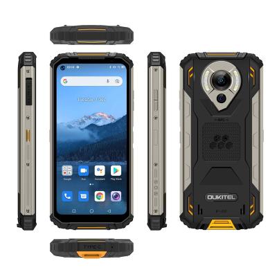 China Dual SIM Card Wp 16 Helio p60 6.39 Inch Android 11 Mobile Phone Ram 8GB ROM 128GB Rugged Big Battery 10600mah Phone for sale