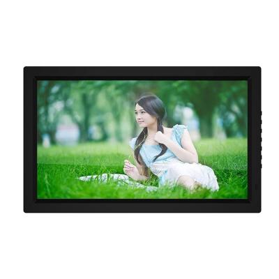 China 21.5 Inch Android Digital Photo Frame WiFi Clock With Media Announcement Player for sale