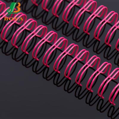 China On binding books hot sale! Color coated double binding wire o-rings, double loop wire, wire spool for book and calendar for sale