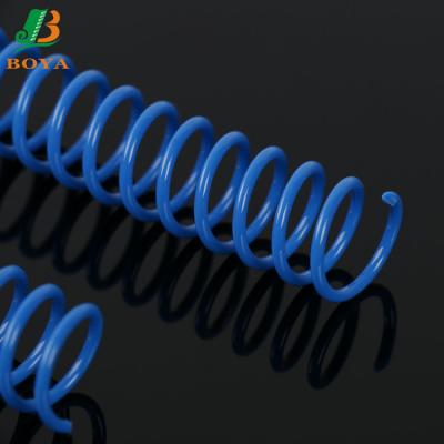 China For BOYA notebook factory price PET plastic blue spiral coil Ring For Notebook for sale