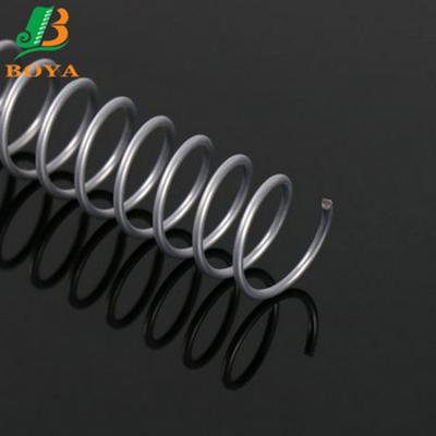 China Nylon Coated Metal Single Spiral Binding Book Wire , Spiral Binding Coil For Notebook Or Calendar for sale