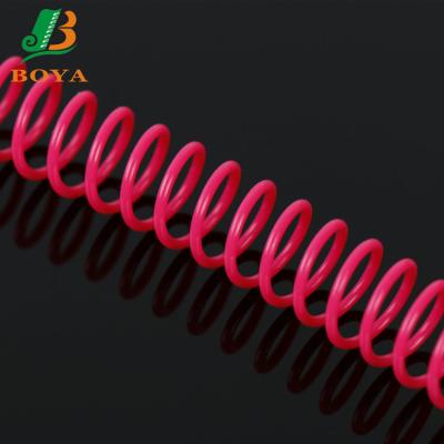 China For Notebook Colorful Wire For Spiral Notebook And Book Style PVC Plastic Binding Round Comb for sale