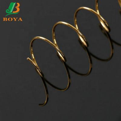 China High Quality Book Binding 1/4' - 2' Nylon Coated Single Spiral Wire For Book Binding for sale