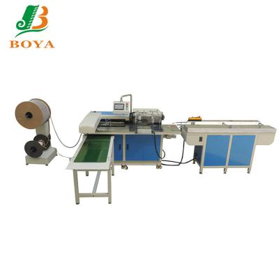 China Printing Stores CE Approved BOYA-002 Automatic Metal Double Loop Wire Tying And Punching Machine for sale