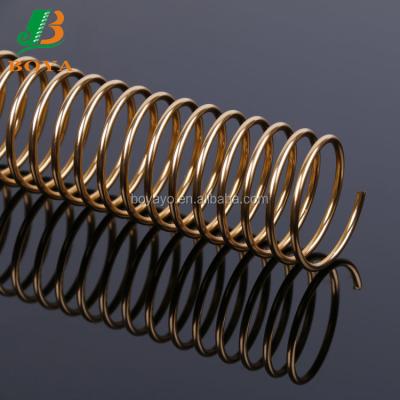 China Binding Notebook Metal Spiral Spring Binding Loose-Leaf Coil for sale