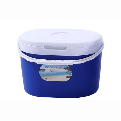 China 6L Insulated Cooler Box For Camping Picnic Increasing Mini Small Water Beer Ice Cooler Plastic Box Wine Ice Chest Plastic Cooler Box for sale