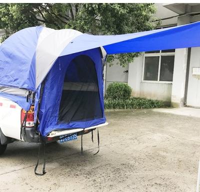 China Extended Type Roof Wild Tent Car Fishing Car Tail Tent Camper Van Pickup Truck Outdoor Camping Tent for sale