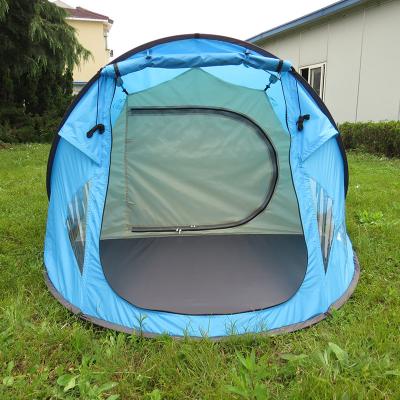 China Factory Extended Type Direct Sale Outdoor Camping Fiberglass Pole Instant Pop Up Tent Waterproof Oxford Material Tent Automatic Tent for sale