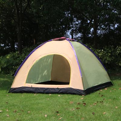 China Extended Type Wholesale Polyester Cloth Fabric Waterproof Tent Outdoor Rainproof Travel Tent From Trader for sale