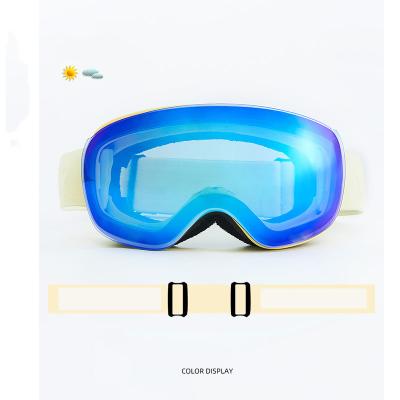 China 2021 New Prevention Ski Snowboard Snow Printed Goggles Sporty Custom Made Fashion Style Sand for sale