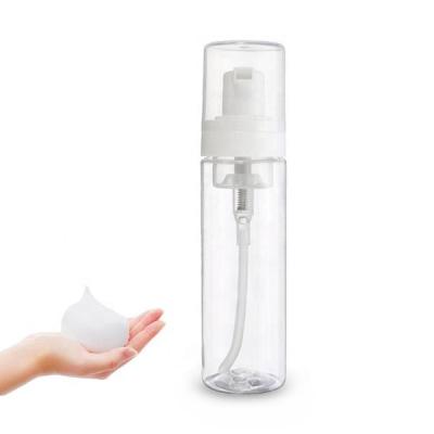 China custom foaming packaging 100% blank face wash bottle material 100ml 180ml 250ml foam soap pump dispenser bottles for sale