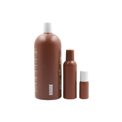 China Short Cylinder Lotion Pump Bottle Cosmetic Biodegradable Skin Care Bronzer 1000ml Matte Round Cosmetic Bottle Boston Boston for sale