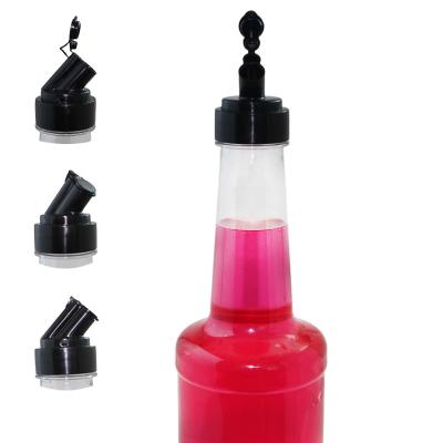 China Food Condiment Ketchup BBQ Soy Sauce Bottle 1L Plastic Bottle Empty Clear PET Sauce Bottle for sale