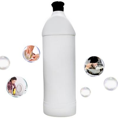 China White Empty Personal Care Dish Wash Liquid Soap Bottles Plastic Squeeze Remover Packaging Bottle With Flip Top Cap for sale