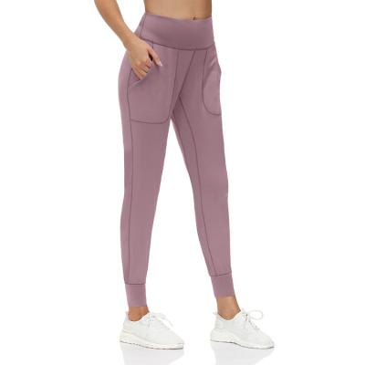 China New Fashion QUICK DRY Women's High Waist Joggers Sports Jogger Pants For Women With Pockets for sale