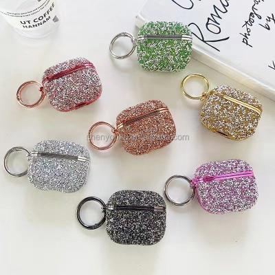 China High shockproof material for air pods cases pro custom for air pods cases diamond for sparkle designer luxury air pod case for sale