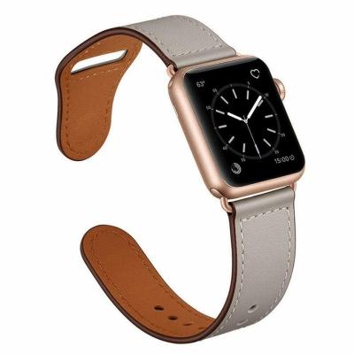 China Apple Watch Screw Bands Leather Leather Material Applicable To Apple Watch Size 38-44mm for sale