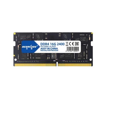 China Cheapest cost HEORIADY ddr4 sodimm PC4-19200 2400Mhz laptop 16gb 16g 16GB 16G RAM memory for sale