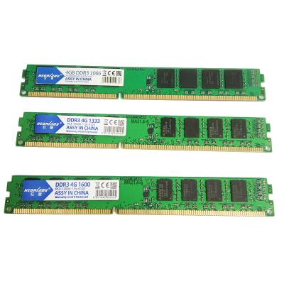 China Desktop Computer Accessories Memory RAM DDR3 4GB 1333MHz 1600MHz 1066mhz RAM Memory For Office for sale