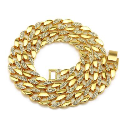 China Punk 2022 Factory Wholesale Fine Necklaces Jewelry Miami Link Chains Cuban Hip Hop Jewelry Gifts For Men for sale