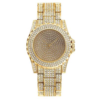 China Wholesale Full Calendar Fashion Diamond Setting Diamond Ladies Trend Quartz Watch Watch for sale