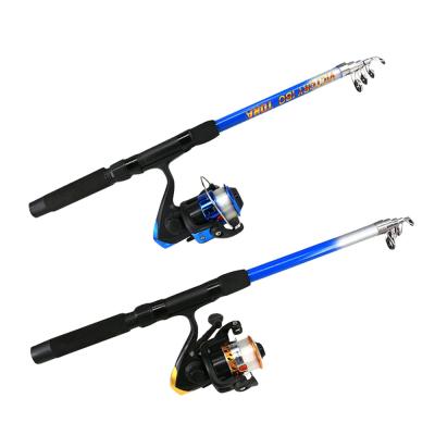 China Reed Wholesale OEM Saltwater Carbon Fiber Casting Spinning Telescopic Fishing Rod With Reel for sale