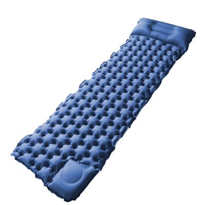 China TPU& Ultralight Nylon Lightweight Inflatable Camping Pad Air Mattress Sleep Pad Sleep Pad for sale