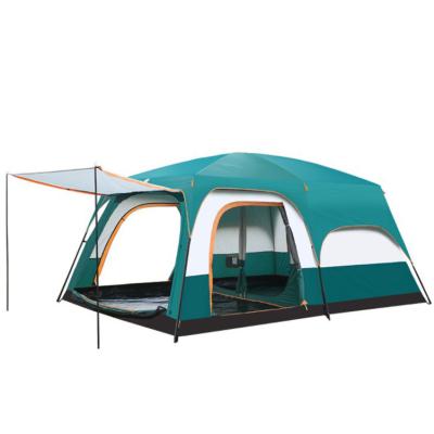 China Extended Type New Arrive 8-12 Persons Large Camping Tents Waterproof Outdoor Family Glamping Tents for sale