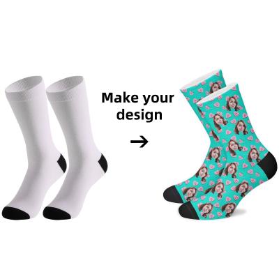 China Breathable 3D Printing 360 Design Logo Sports Custom Socks for sale