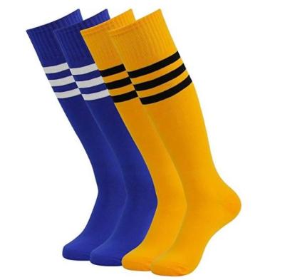 China Unisex Knee High Team Football Volleyball Socks Solid Tube Summer Viable for sale