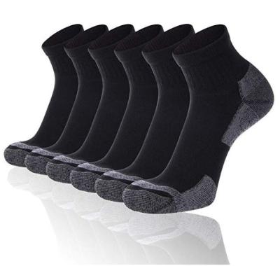 China Sporty Viable Men's Cushion Sock Moisture Wicking Cloth and Non-slip Work Sock Cuff Sports Sock for sale