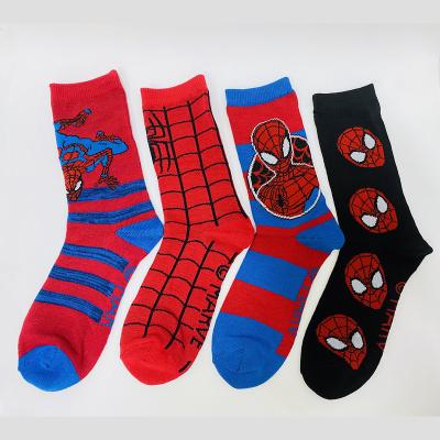 China 2020 Regular Breathable Marvel Cartoon Wholesale Custom Socks For Marvel Cartoon Socks Cartoon for sale