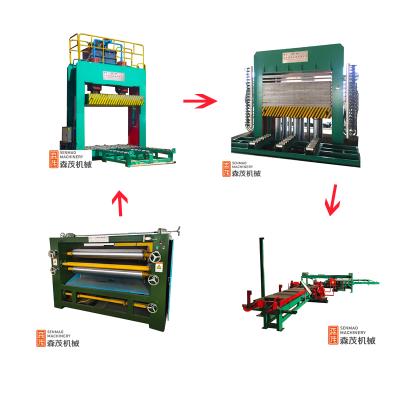 China Machinery Repair Shops Small Capacity Plywood Production Line For Furniture Board Production for sale