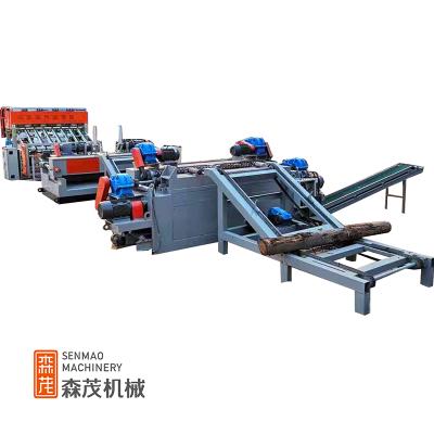 China Veneer Production Woodworking Veneer Peeling Machine Production Line for sale