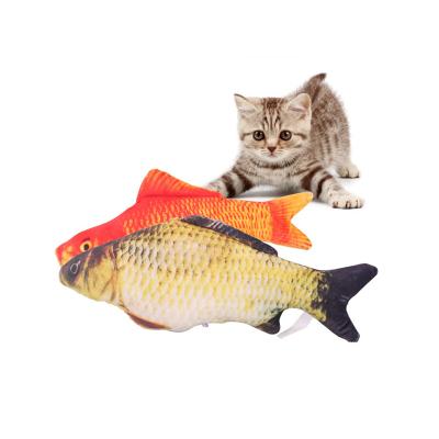 China Viable Pet Cat ChewToy, Natural Cat Fishing Toy, Funning Soft Interactive Pet Cat Toy Fish for sale