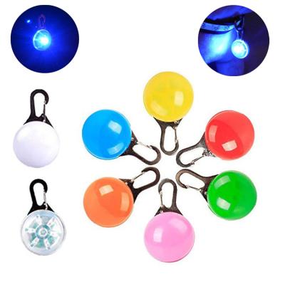 China Altra DETACHED Pet Safety LED Round Colorful Dog Pendant, Luminous Dog Cat Night Light Flash Clip On Collar Collar Pendant for sale